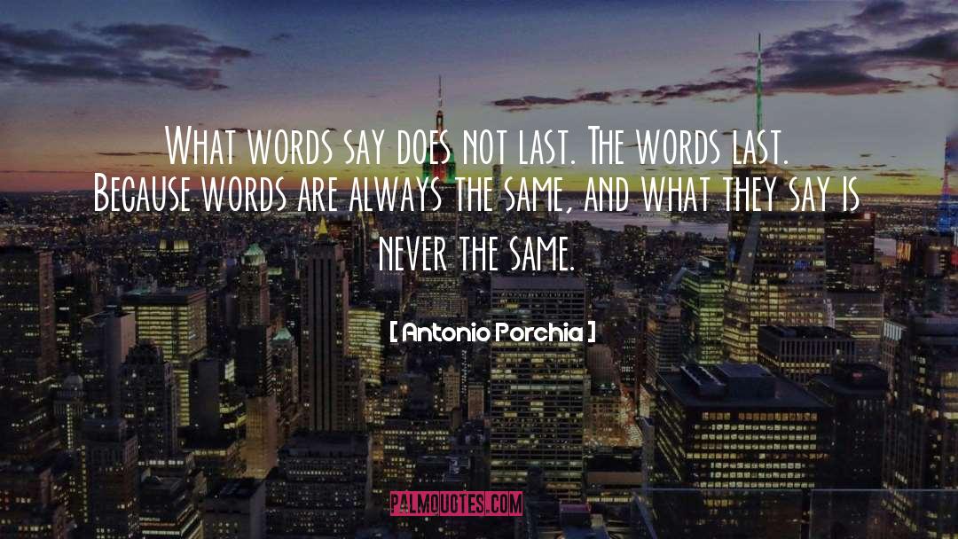 Antonio Porchia Quotes: What words say does not