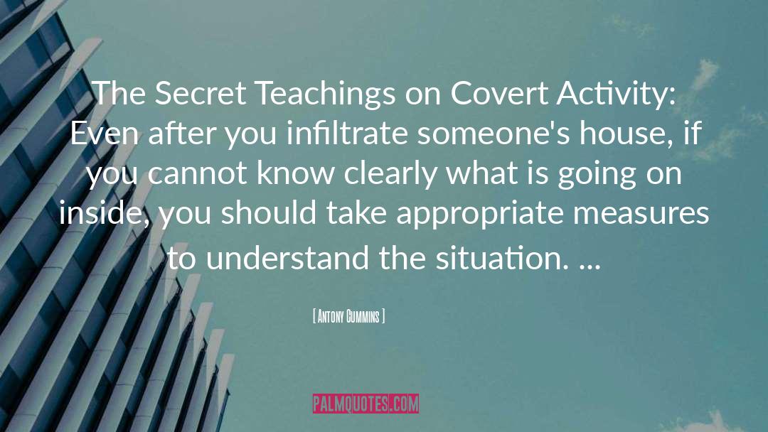 Antony Cummins Quotes: The Secret Teachings on Covert