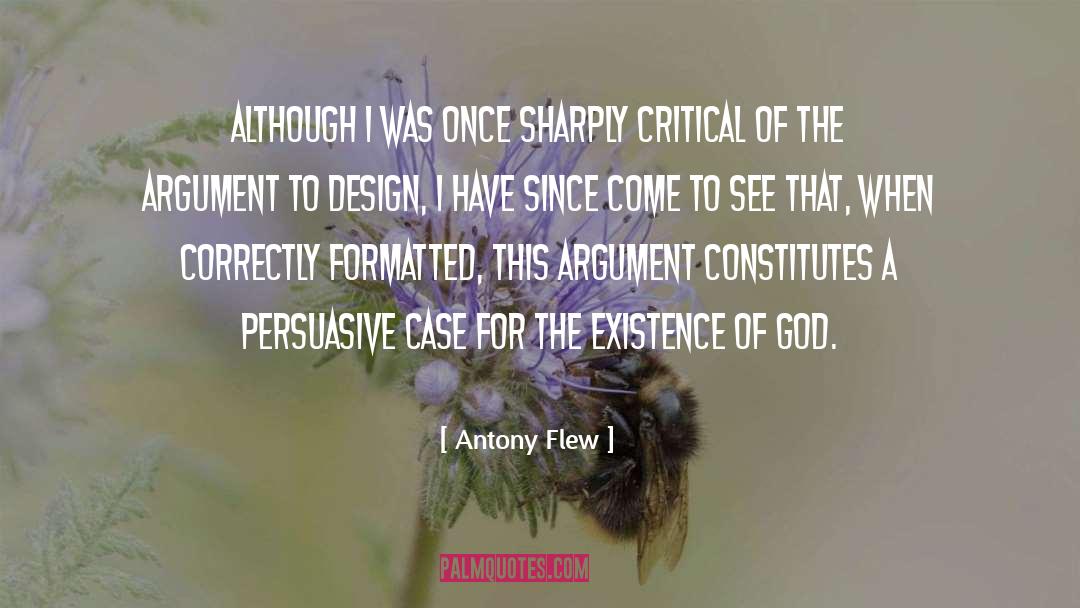 Antony Flew Quotes: Although I was once sharply