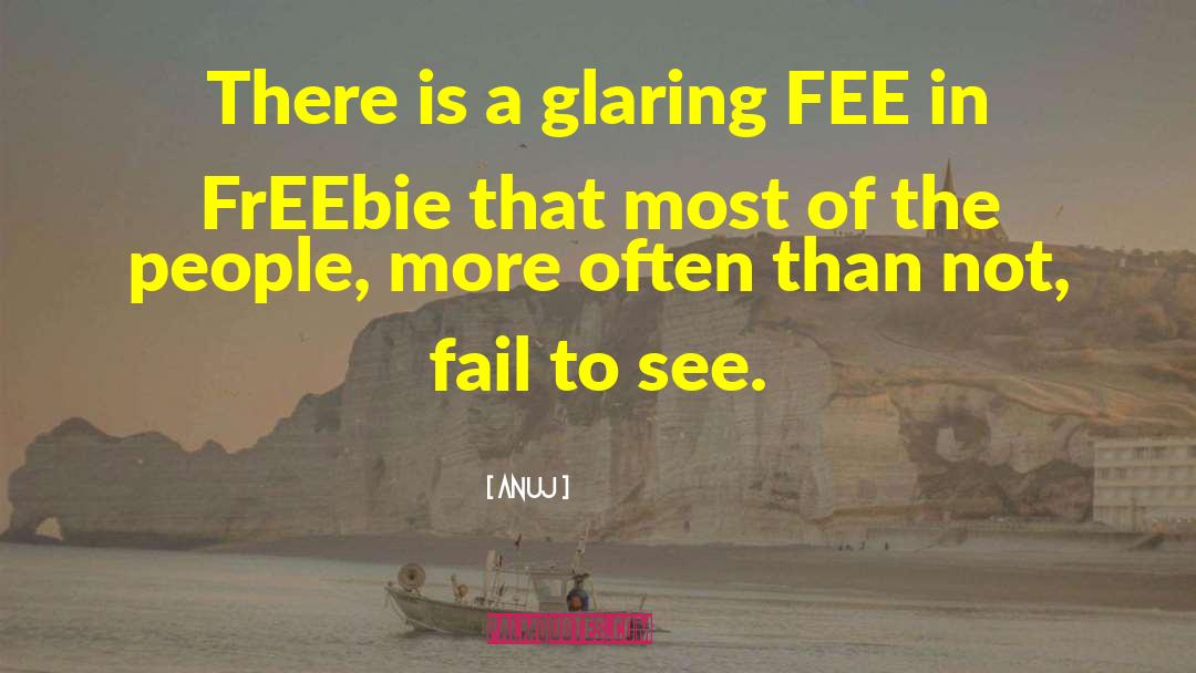 Anuj Quotes: There is a glaring FEE