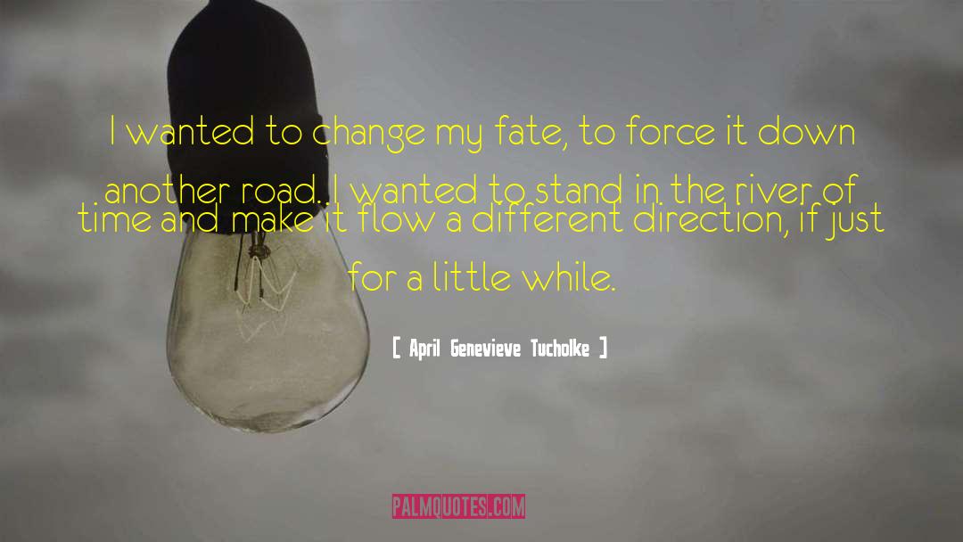 April Genevieve Tucholke Quotes: I wanted to change my