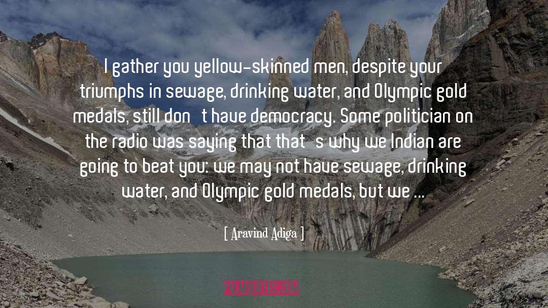 Aravind Adiga Quotes: I gather you yellow-skinned men,