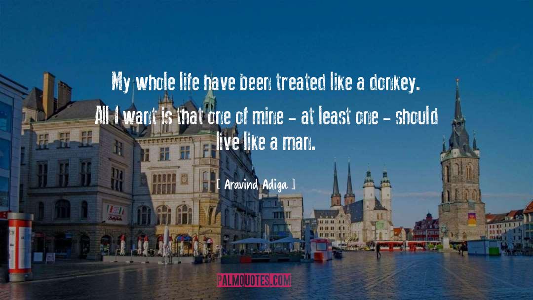 Aravind Adiga Quotes: My whole life have been