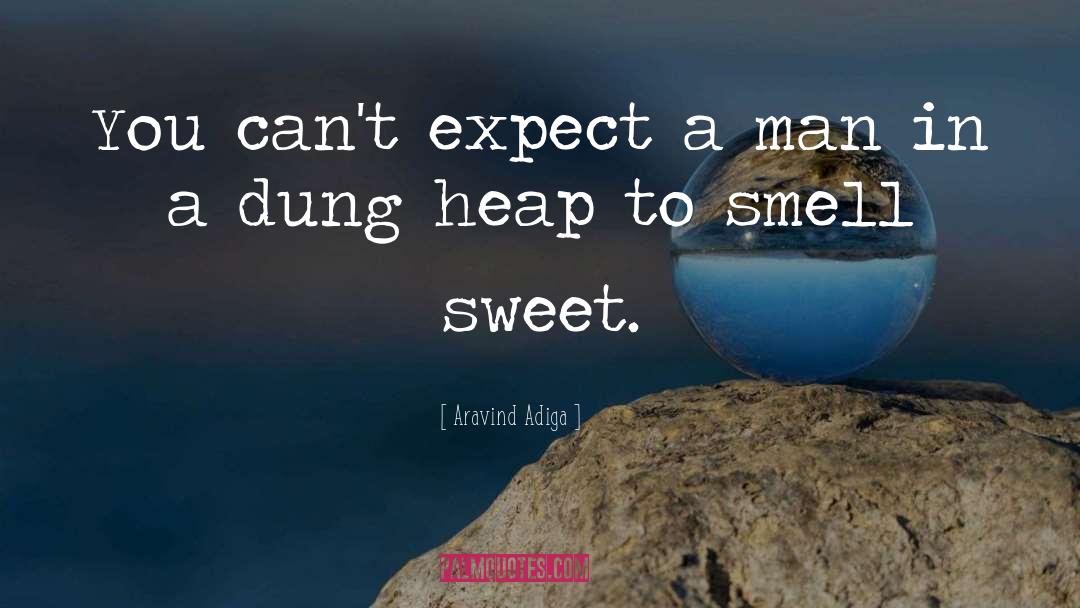 Aravind Adiga Quotes: You can't expect a man