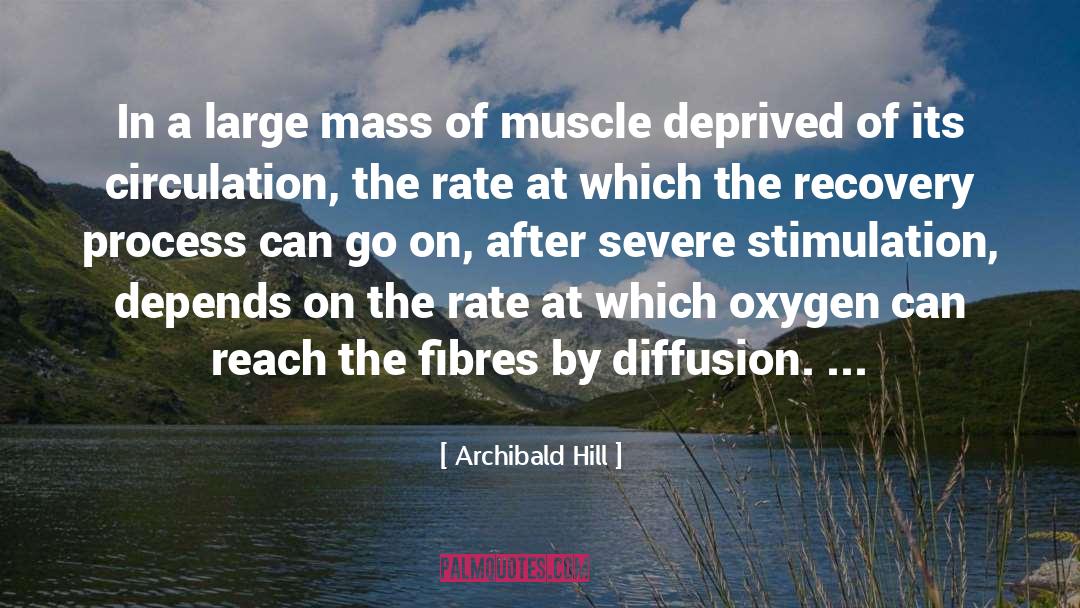 Archibald Hill Quotes: In a large mass of