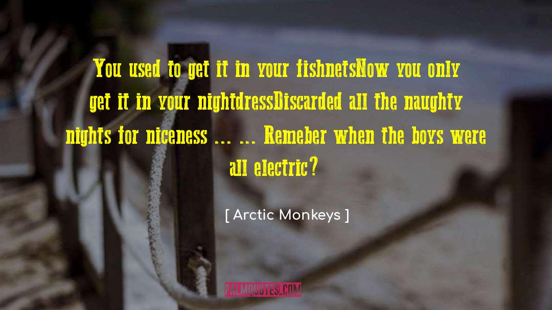 Arctic Monkeys Quotes: You used to get it