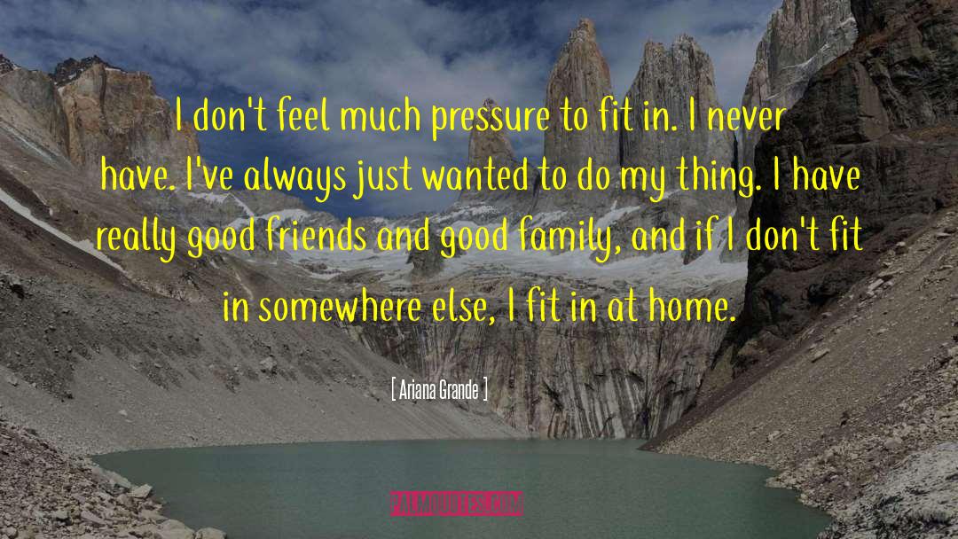 Ariana Grande Quotes: I don't feel much pressure