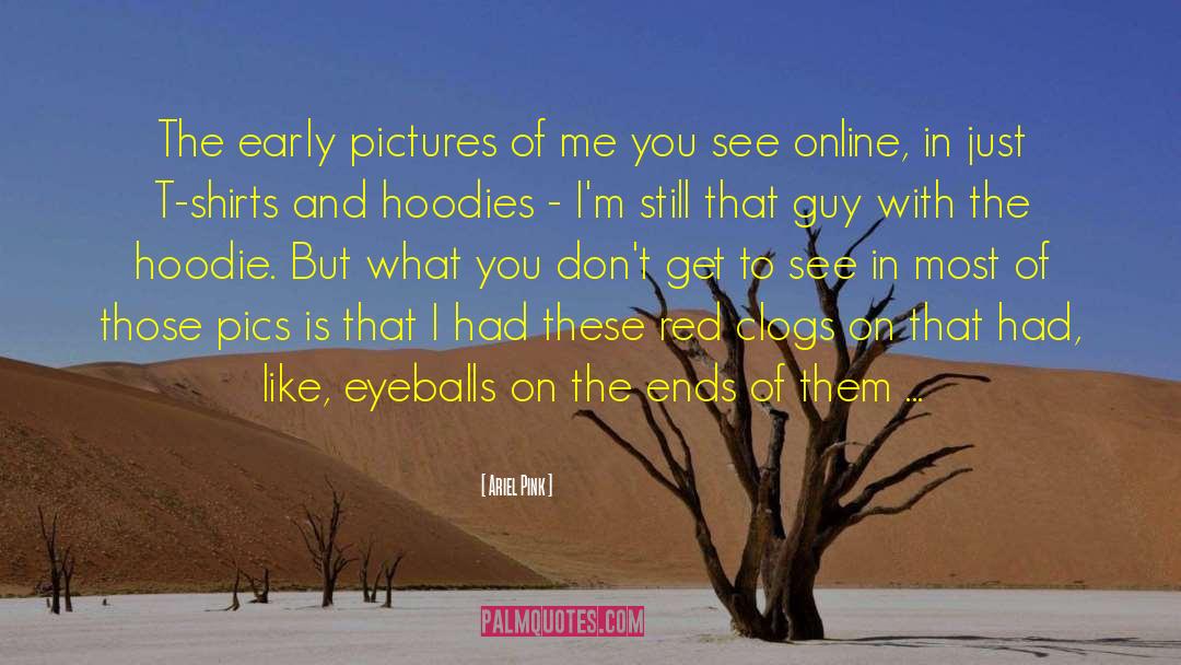 Ariel Pink Quotes: The early pictures of me