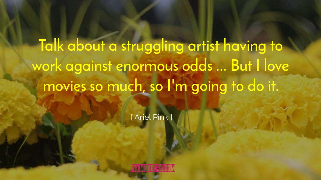 Ariel Pink Quotes: Talk about a struggling artist