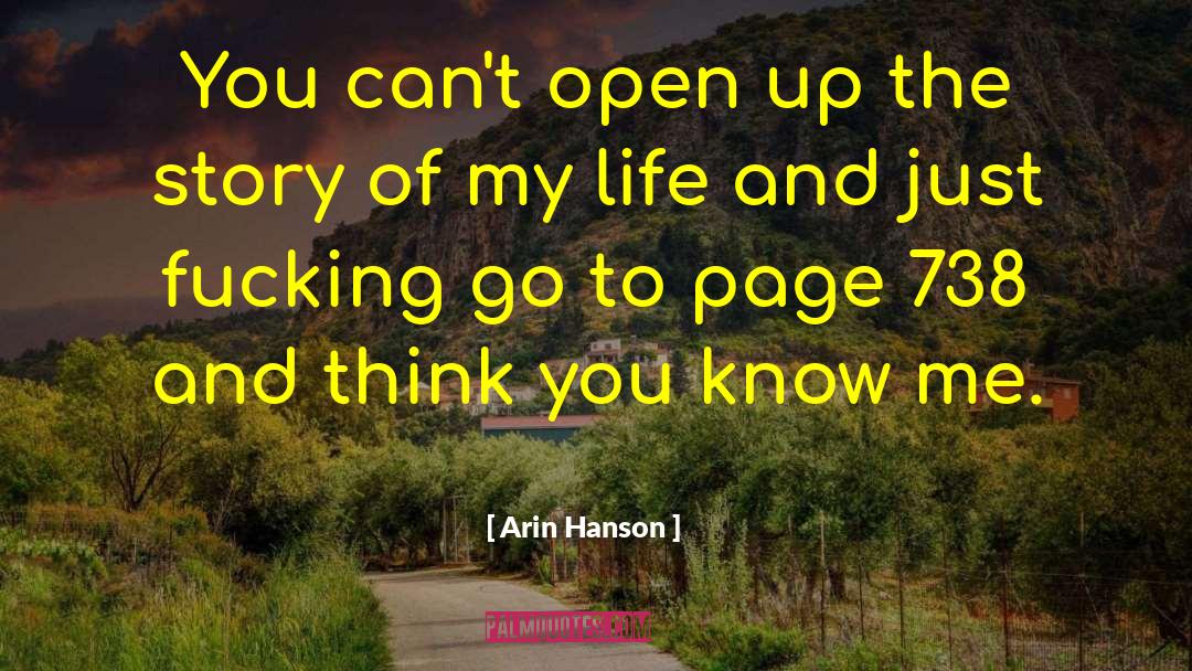 Arin Hanson Quotes: You can't open up the