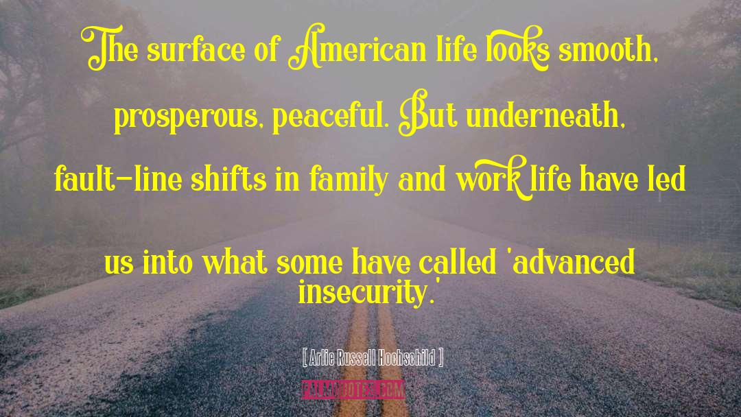 Arlie Russell Hochschild Quotes: The surface of American life