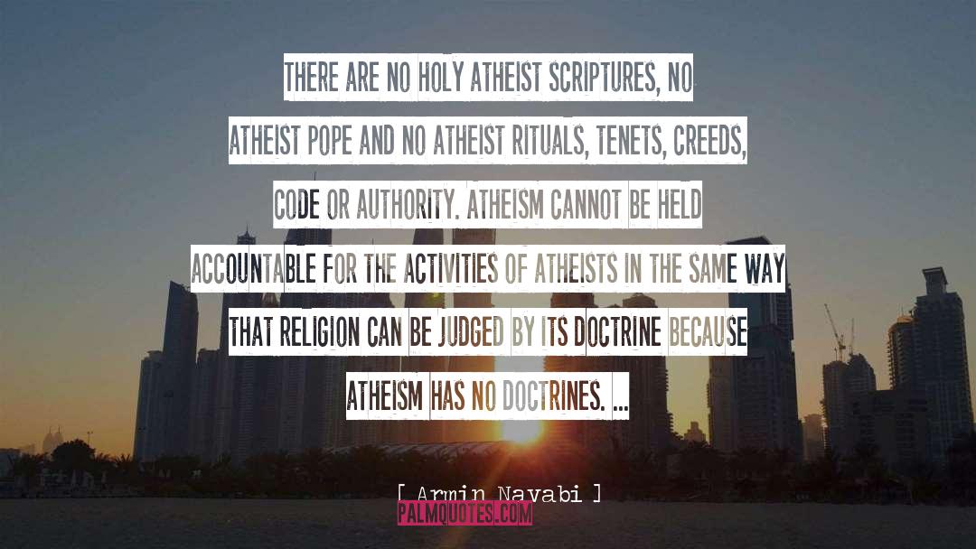 Armin Navabi Quotes: There are no holy atheist