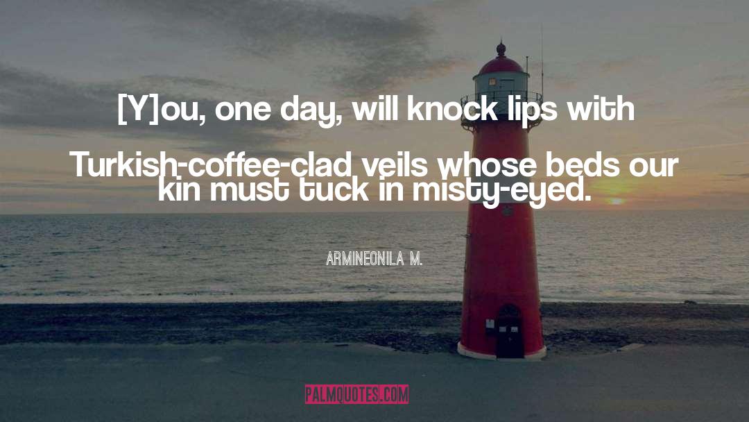 Armineonila M. Quotes: [Y]ou, one day, will knock