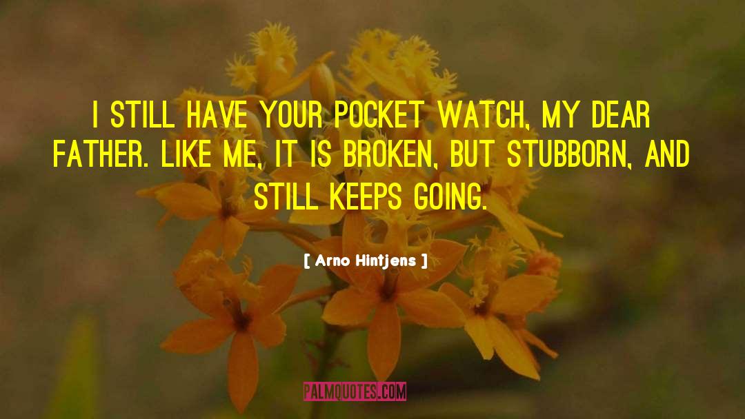 Arno Hintjens Quotes: I still have your pocket