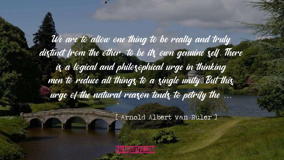 Arnold Albert Van Ruler Quotes: We are to allow one