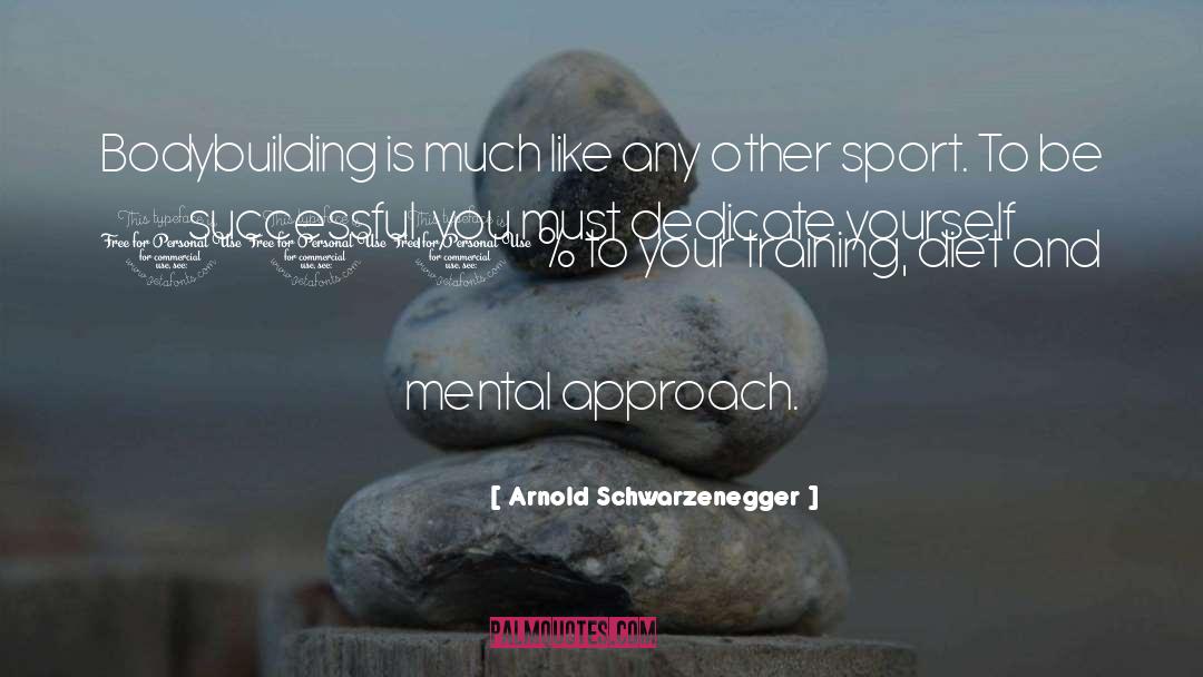 Arnold Schwarzenegger Quotes: Bodybuilding is much like any