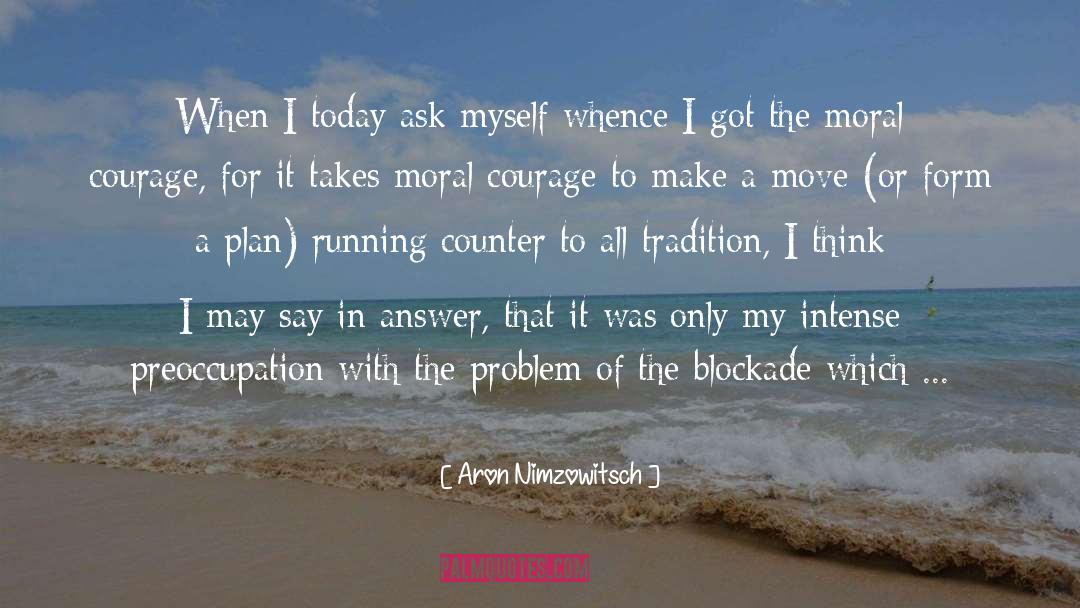 Aron Nimzowitsch Quotes: When I today ask myself