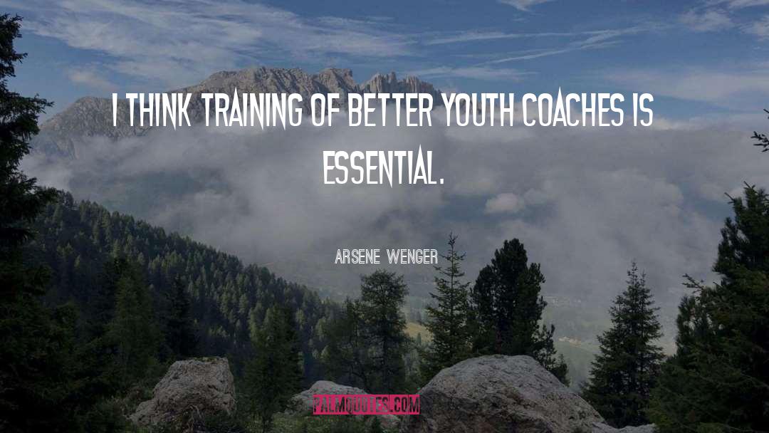 Arsene Wenger Quotes: I think training of better