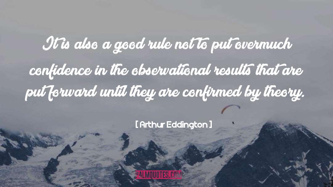 Arthur Eddington Quotes: It is also a good