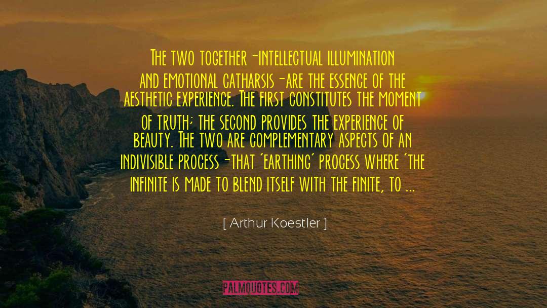 Arthur Koestler Quotes: The two together-intellectual illumination and