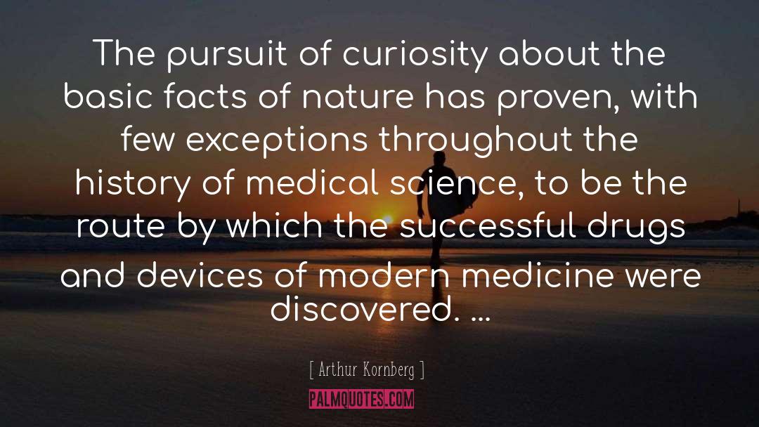 Arthur Kornberg Quotes: The pursuit of curiosity about