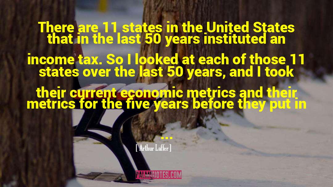 Arthur Laffer Quotes: There are 11 states in