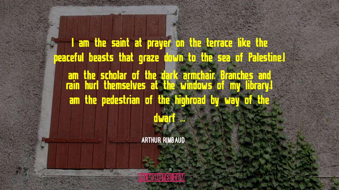 Arthur Rimbaud Quotes: I am the saint at