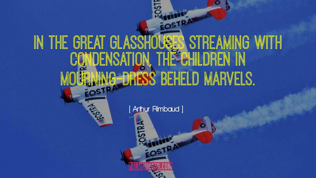 Arthur Rimbaud Quotes: In the great glasshouses streaming
