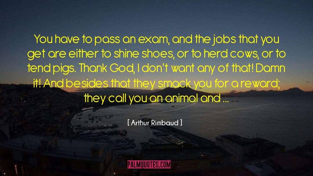 Arthur Rimbaud Quotes: You have to pass an