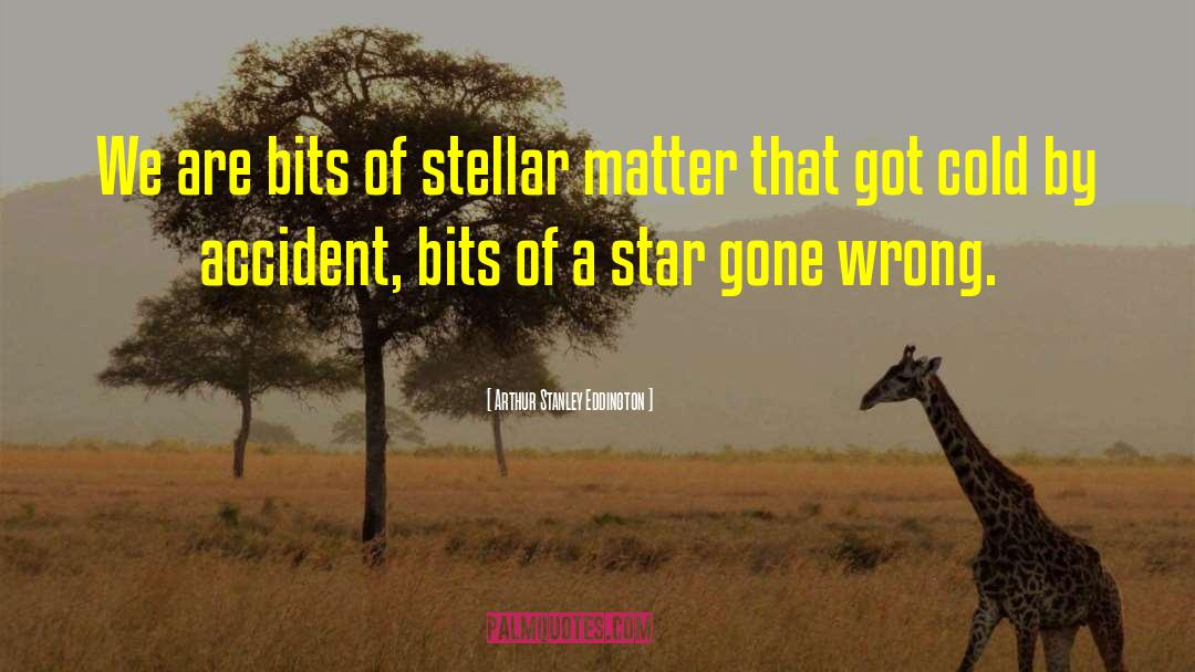 Arthur Stanley Eddington Quotes: We are bits of stellar