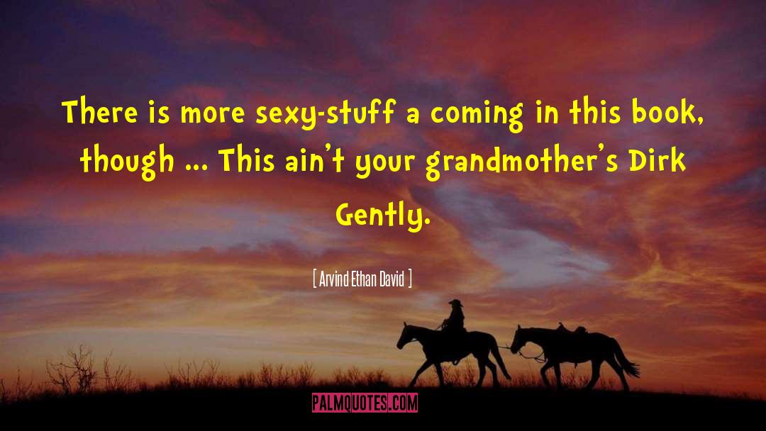 Arvind Ethan David Quotes: There is more sexy-stuff a