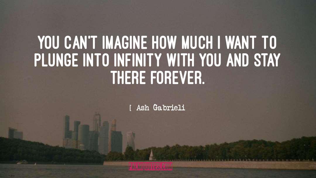 Ash Gabrieli Quotes: You can't imagine how much