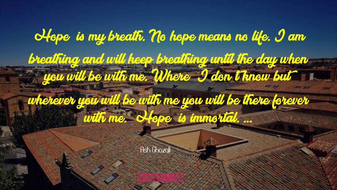 Ash Ghazali Quotes: Hope