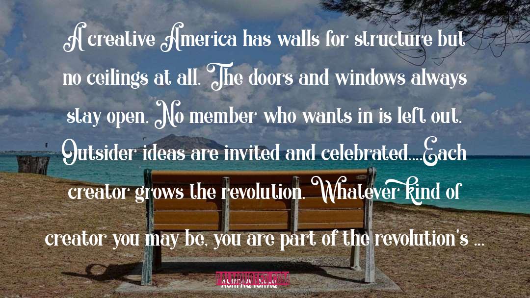 Ashfaq Ishaq Quotes: A creative America has walls