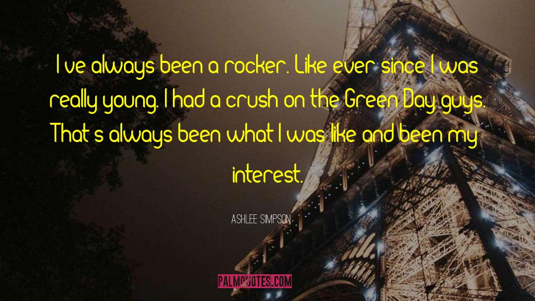 Ashlee Simpson Quotes: I've always been a rocker.