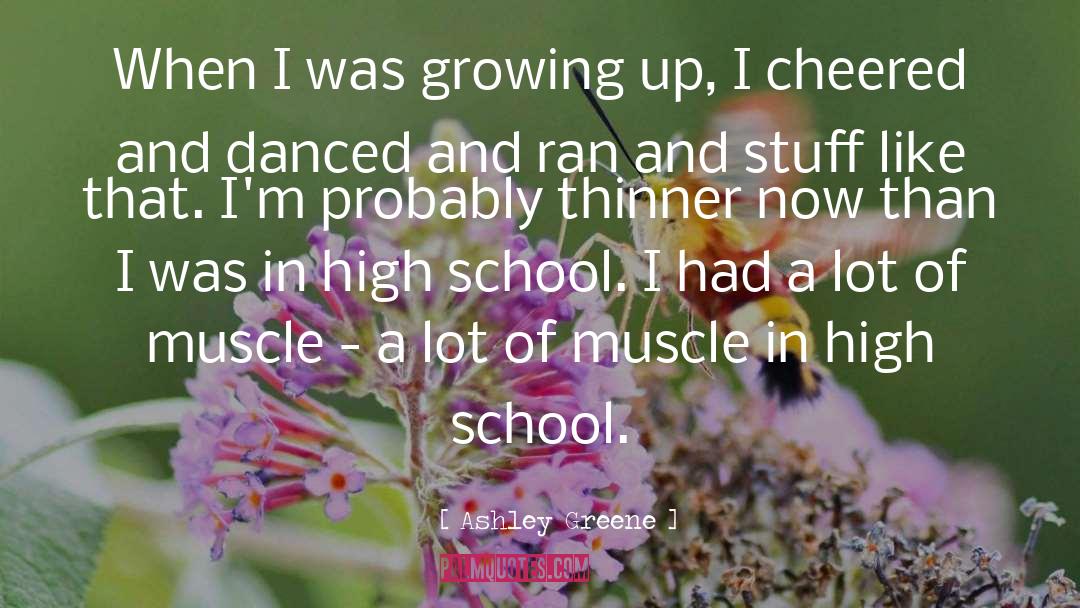 Ashley Greene Quotes: When I was growing up,