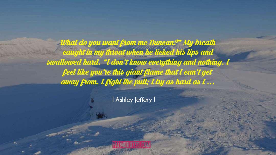 Ashley Jeffery Quotes: What do you want from
