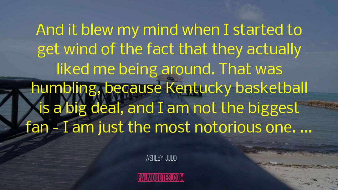 Ashley Judd Quotes: And it blew my mind