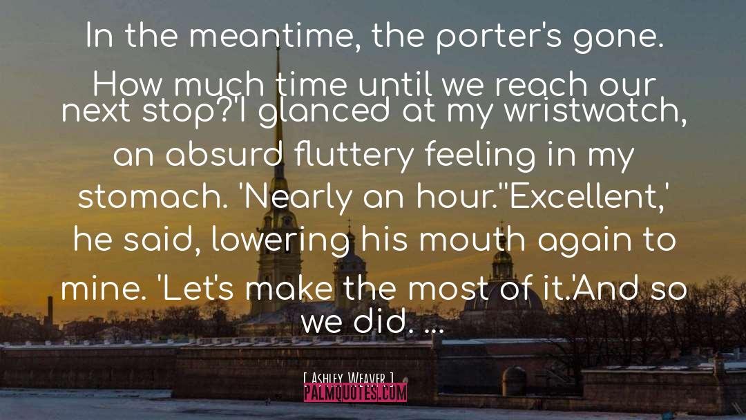 Ashley Weaver Quotes: In the meantime, the porter's