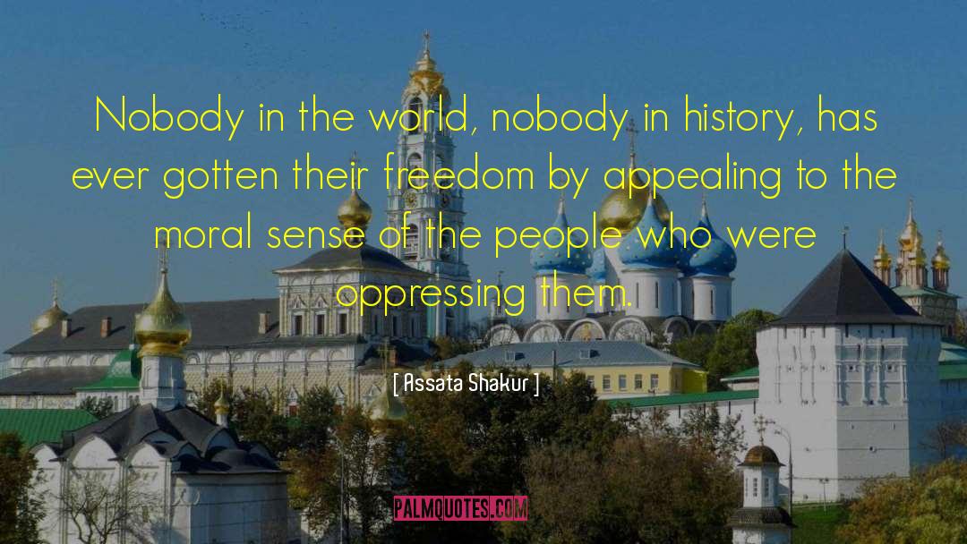 Assata Shakur Quotes: Nobody in the world, nobody