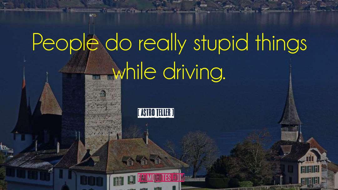 Astro Teller Quotes: People do really stupid things