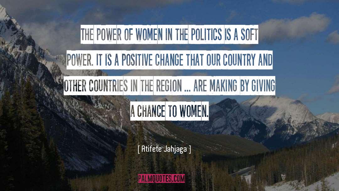 Atifete Jahjaga Quotes: The power of women in