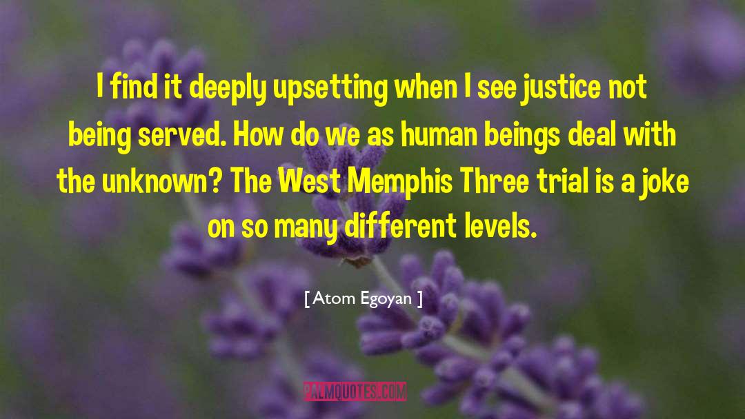 Atom Egoyan Quotes: I find it deeply upsetting