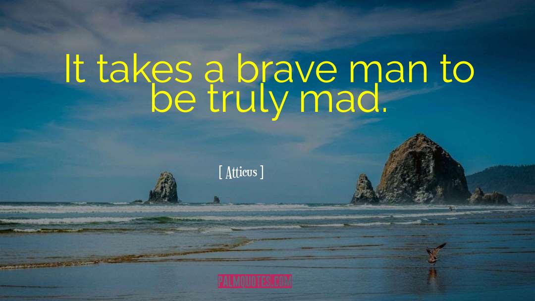 Atticus Quotes: It takes a brave man