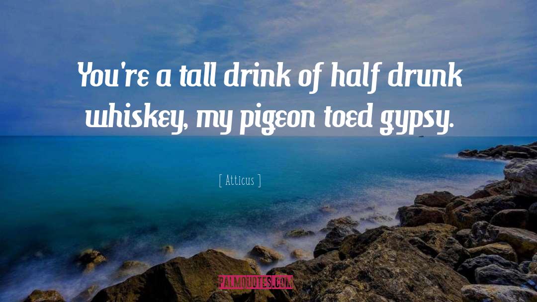 Atticus Quotes: You're a tall drink of