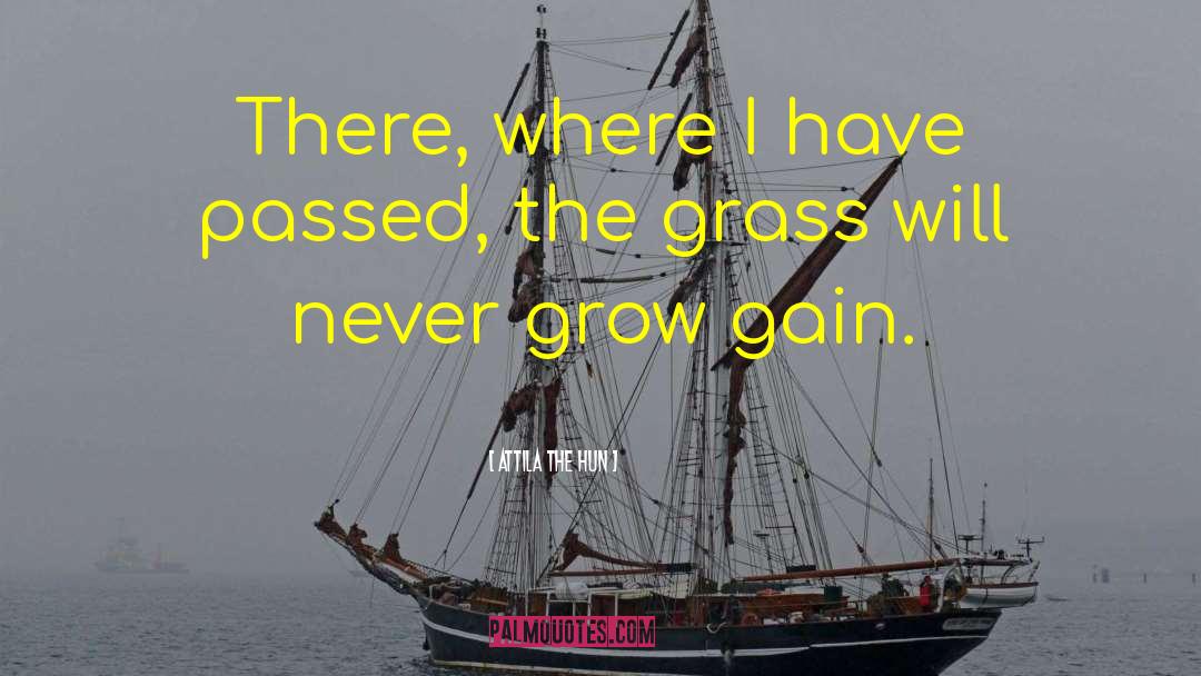 Attila The Hun Quotes: There, where I have passed,