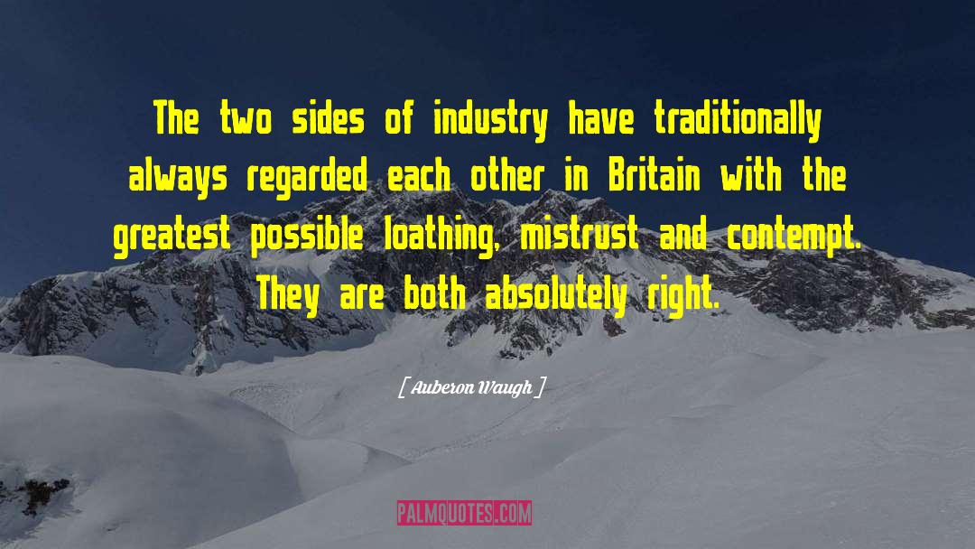Auberon Waugh Quotes: The two sides of industry