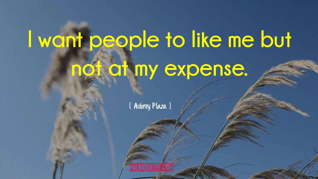 Aubrey Plaza Quotes: I want people to like