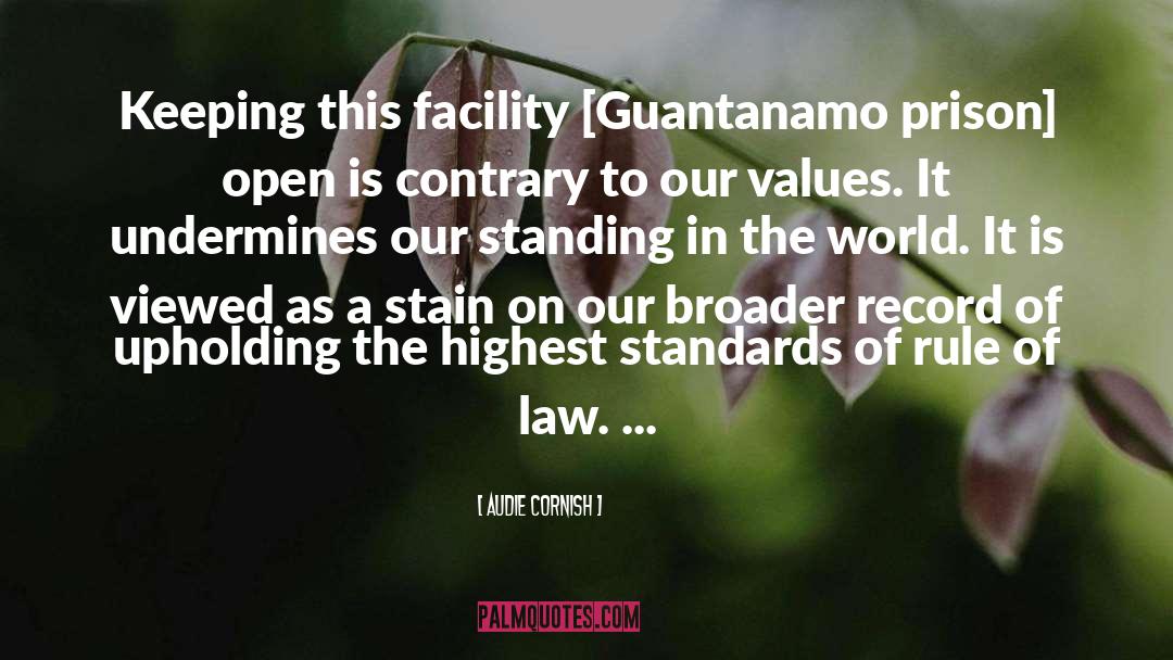Audie Cornish Quotes: Keeping this facility [Guantanamo prison]