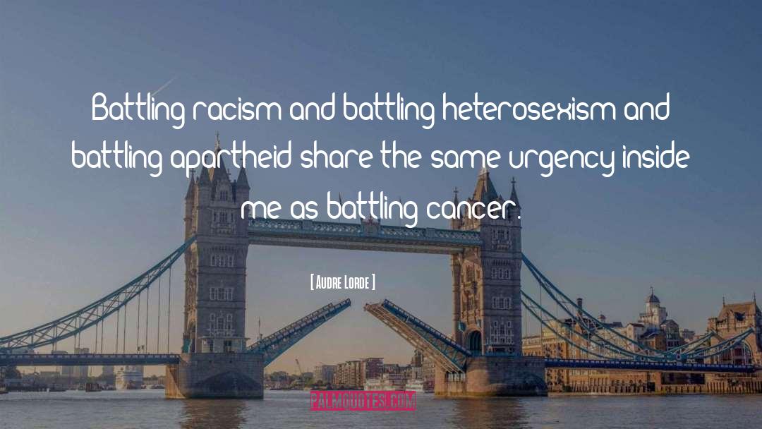 Audre Lorde Quotes: Battling racism and battling heterosexism